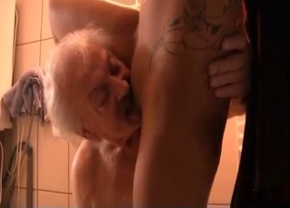 Tanned teen about to get it good